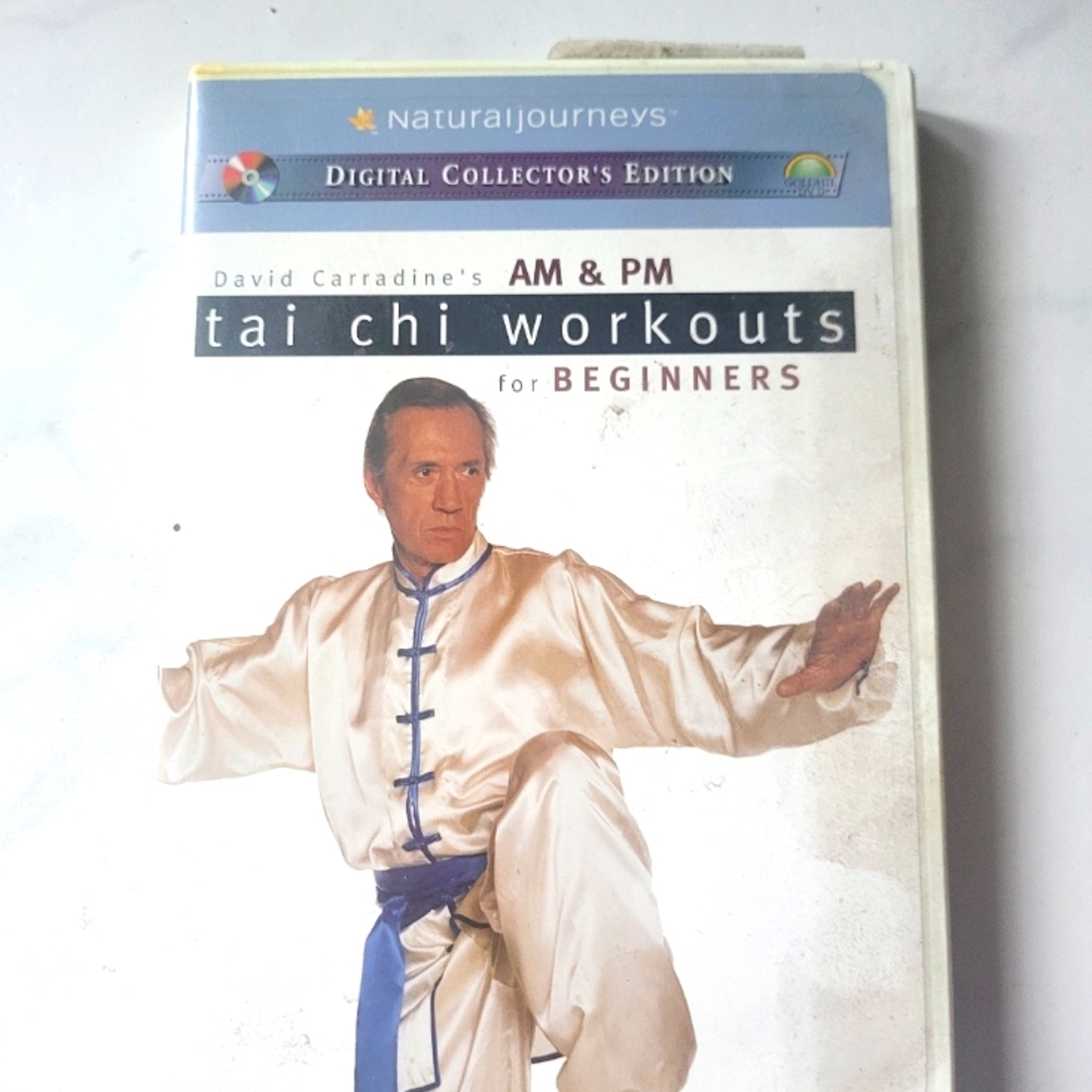 David Carradine's AM & PM Tai Chi Workout for Beginners (DVD, 2003)